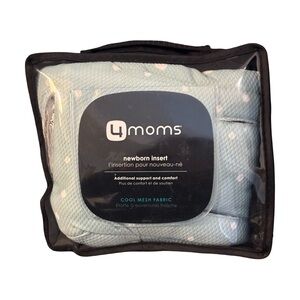 4moms Newborn Insert - Mint Green Blue with White Polka Dots